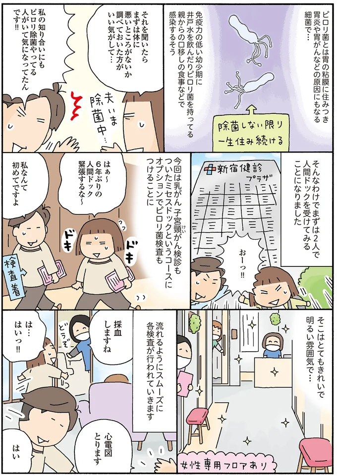 まずは２人で人間ドックを受けてみることに