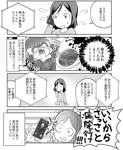 『痔だと思ったら大腸がんステージ4でした〜標準治療を旅と漫画で乗り越えてなんとか経過観察になるまで〜』より