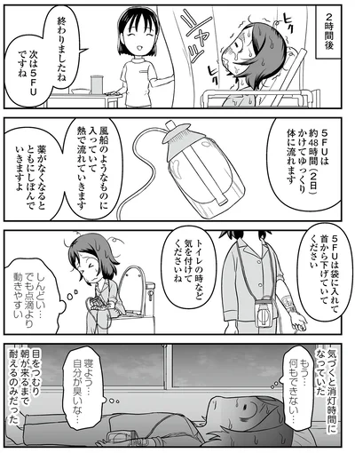 『痔だと思ったら大腸がんステージ4でした〜標準治療を旅と漫画で乗り越えてなんとか経過観察になるまで〜』より