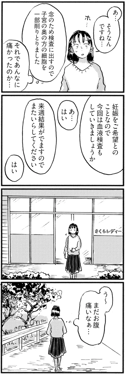 来週結果がでますので