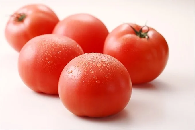 赤く熟したビタミンたっぷりのトマト