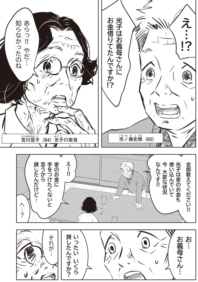 いったいいくら貸したんですか?