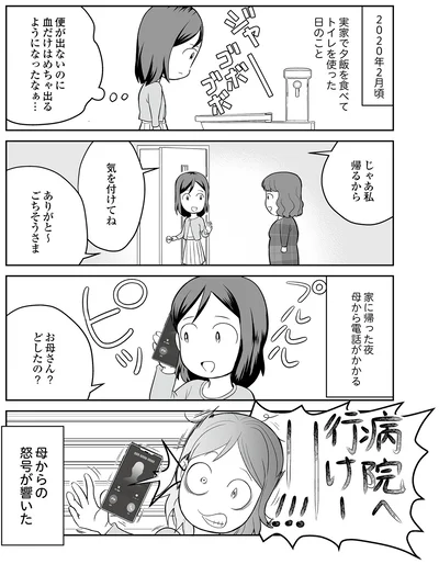 『痔だと思ったら大腸がんステージ4でした〜標準治療を旅と漫画で乗り越えてなんとか経過観察になるまで〜』より