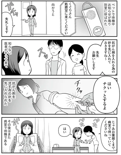 『痔だと思ったら大腸がんステージ4でした〜標準治療を旅と漫画で乗り越えてなんとか経過観察になるまで〜』より