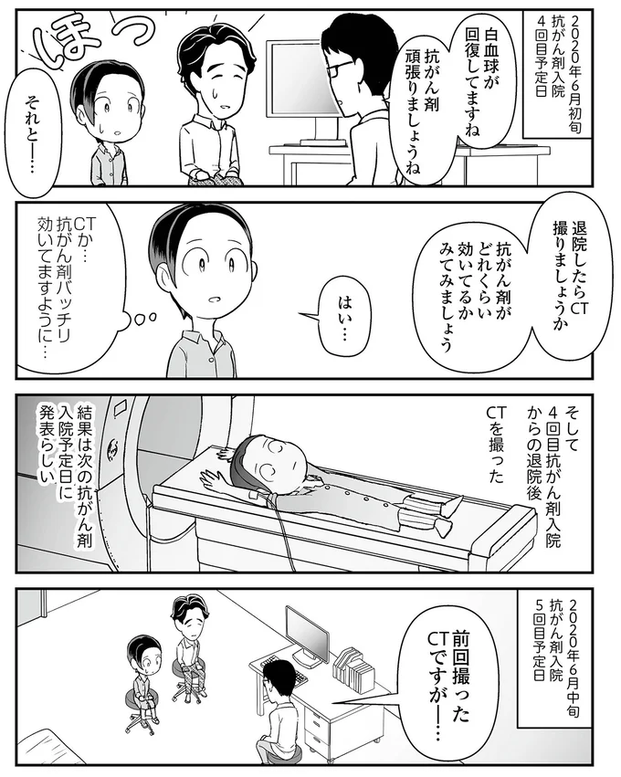 『痔だと思ったら大腸がんステージ4でした〜標準治療を旅と漫画で乗り越えてなんとか経過観察になるまで〜』より
