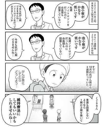 『痔だと思ったら大腸がんステージ4でした〜標準治療を旅と漫画で乗り越えてなんとか経過観察になるまで〜』より