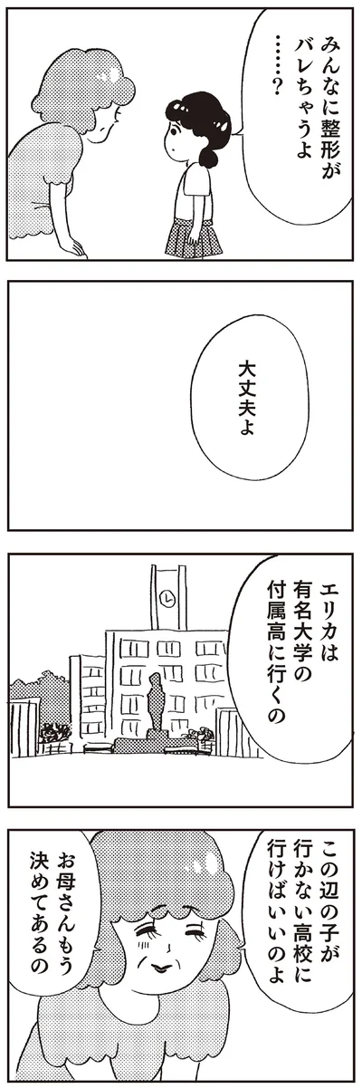 『親に整形させられた私が母になる エリカの場合』より