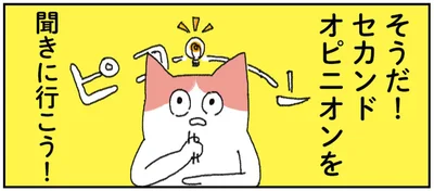 セカンドオピニオンを聞きに行こう！
