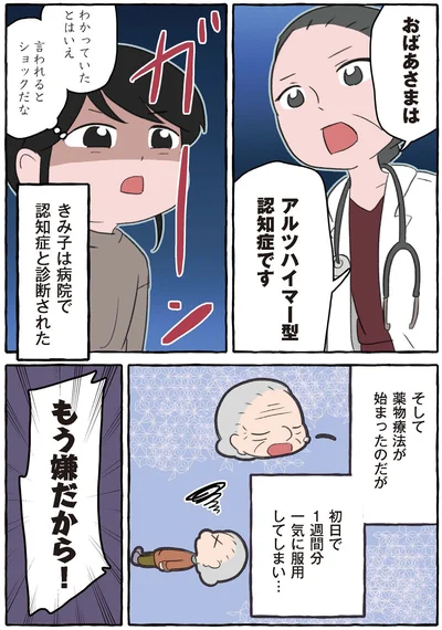 アルツハイマー型認知症です