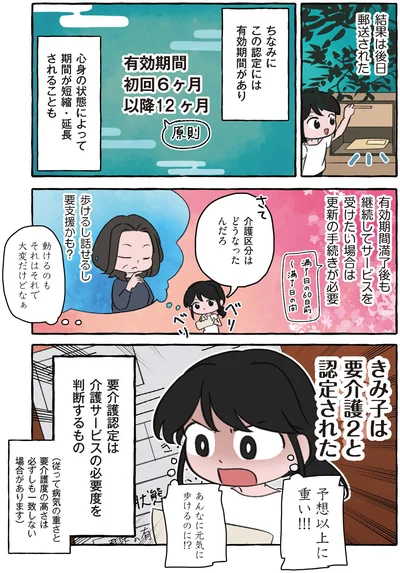 要介護2と認定された