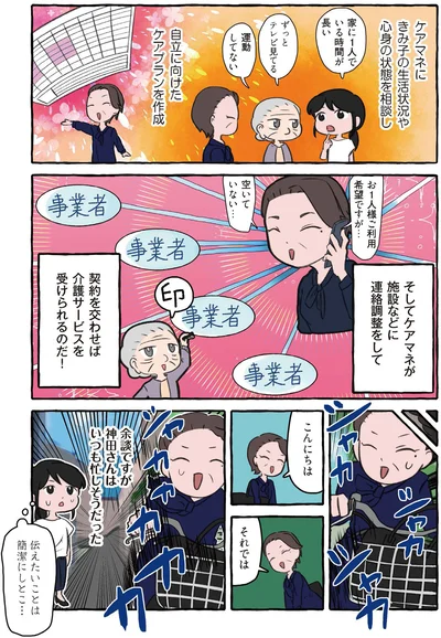 生活状況や心身の状態を相談
