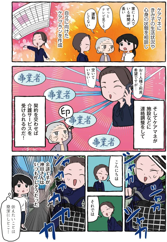 生活状況や心身の状態を相談
