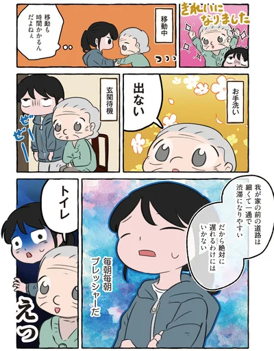 毎朝毎朝プレッシャーだ