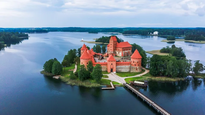 リトアニアのトラカイ城