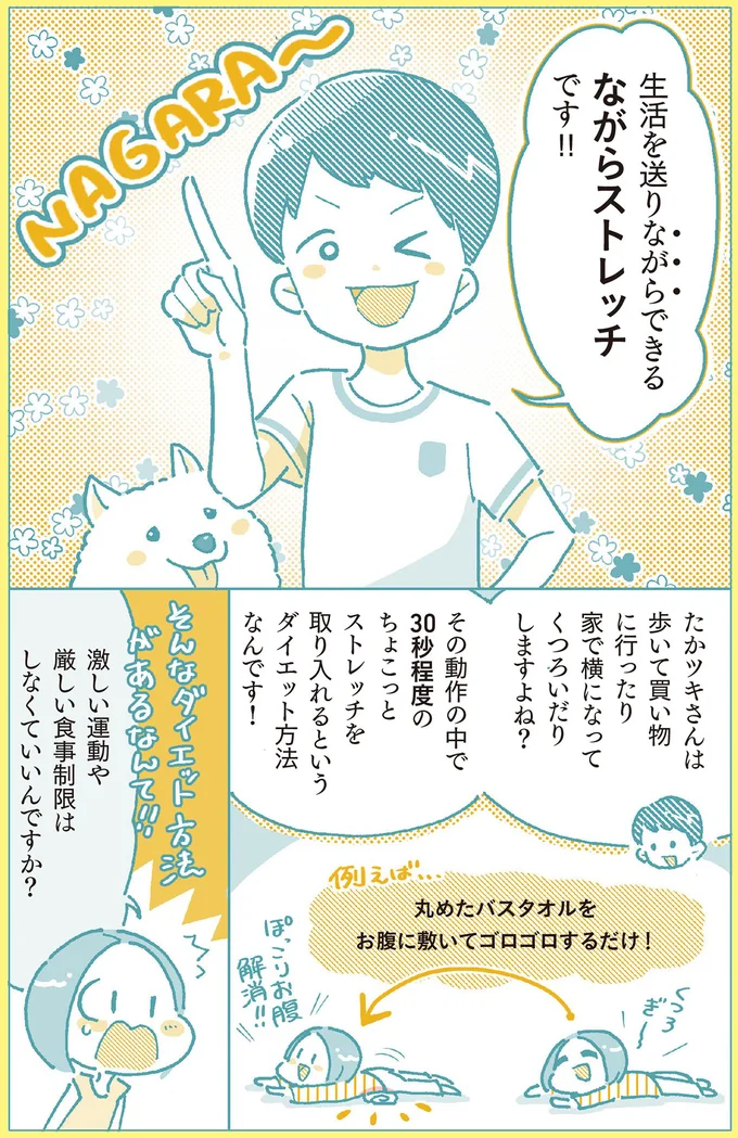 激しい運動や厳しい食事制限はしなくていいんですか？