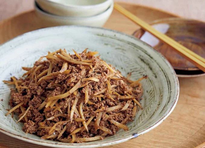 牛ごぼうのしぐれ煮