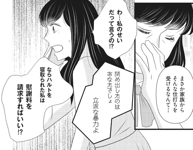 「立派な暴力よ」実母は妹の肩を持つばかりで…／妹に夫も人生も奪われました（7）