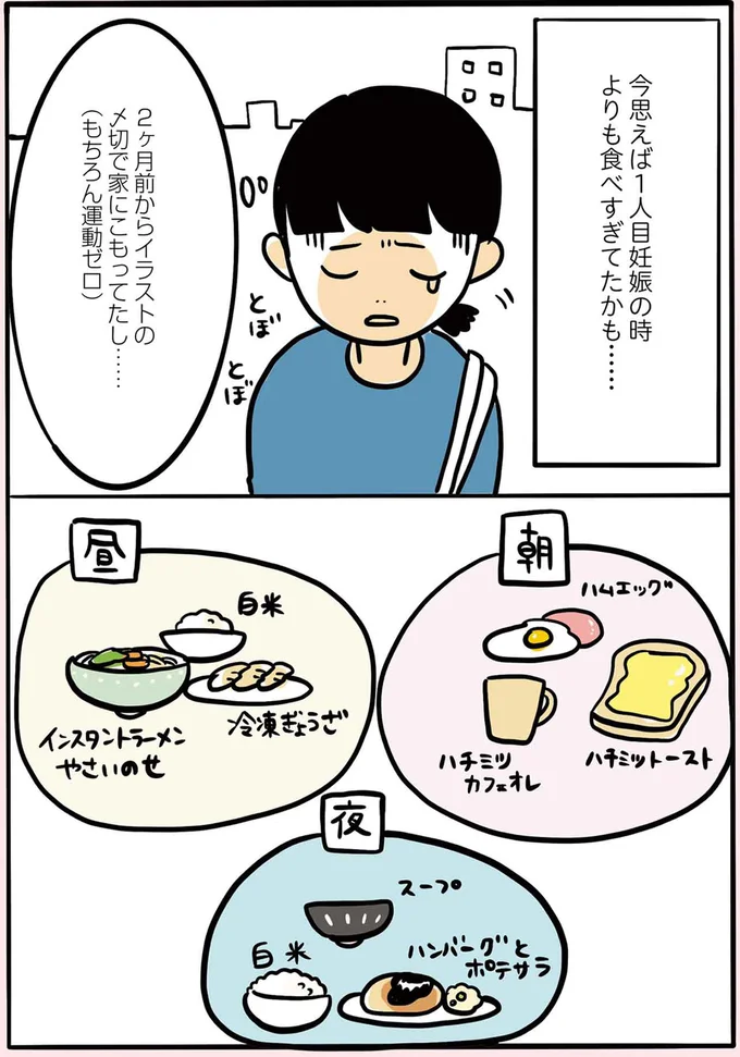 今思えば1人目妊娠の時よりも食べすぎてたかも