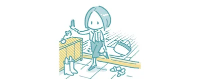 出かける前
