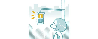 電車内や運転中の信号待ち
