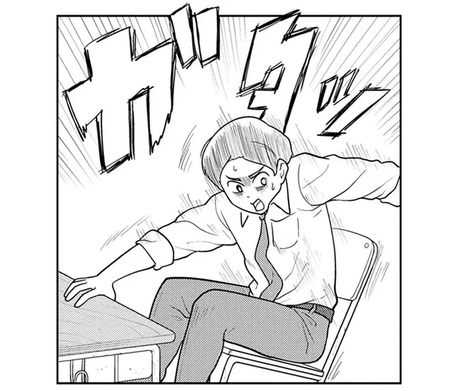 高校生あるある！教室でふざけた座りかたしてたら、一瞬ガタッとなって死ぬかと思ったヤツ