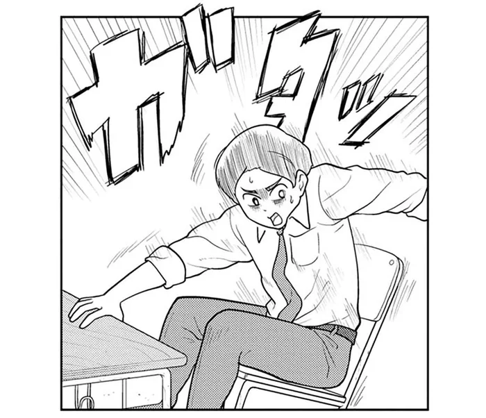 高校生あるある！教室でふざけた座りかたしてたら、一瞬ガタッとなって死ぬかと思ったヤツ