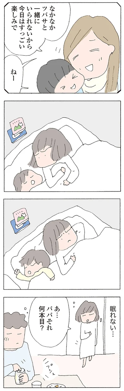 眠れない…