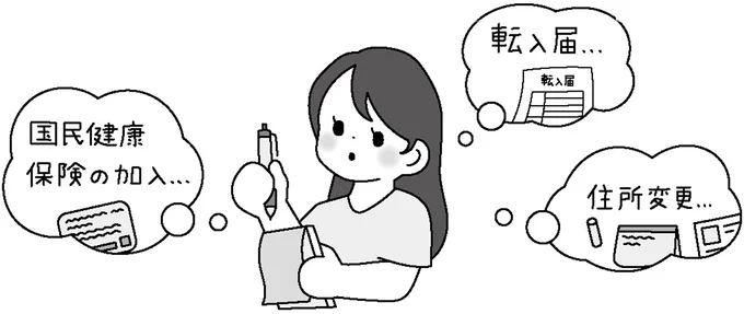 引っ越しで必要な手続きは?