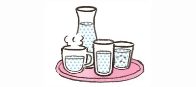 白湯や炭酸水も「水」にカウントしてOK