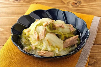 めんつゆで簡単！白菜とツナの簡単煮物