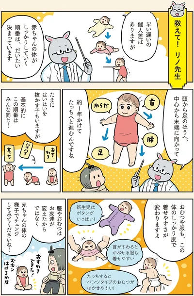 『マンガでわかる！ 赤ちゃん大図鑑-子育てで本当に役立つ100のひみつ』より