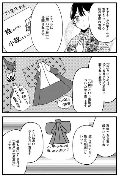 鹿の子の着物は、小紋に分類されます