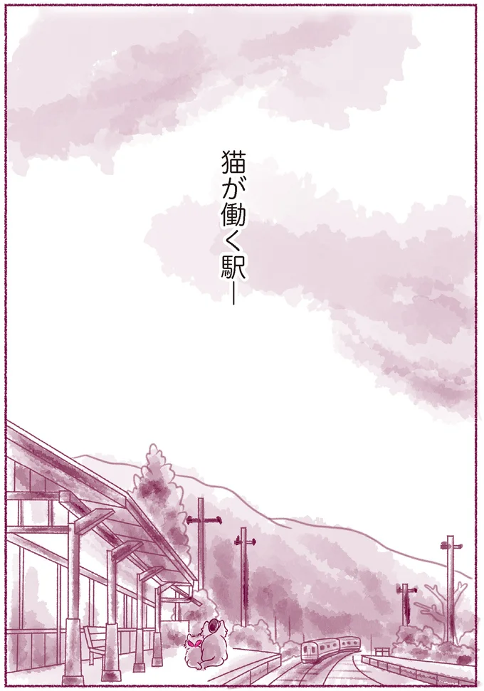 猫が働く駅
