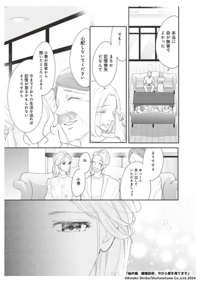 『秘め婚―離婚前夜、今から愛を育てます―』より