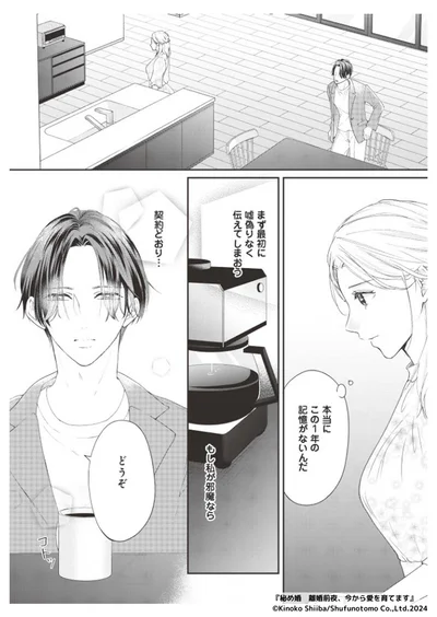 『秘め婚―離婚前夜、今から愛を育てます―』より