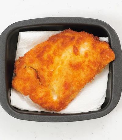 中濃ソース味のチキンカツ