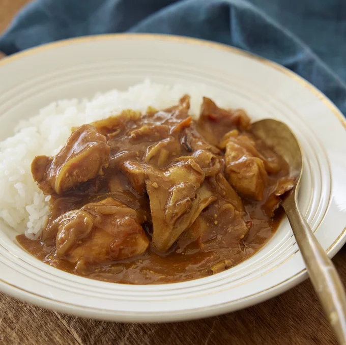 たっぷりの野菜＆発酵食品のヨーグルトがとれるチキンカレー