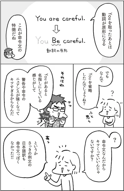 『マンガでおさらい中学英語』より