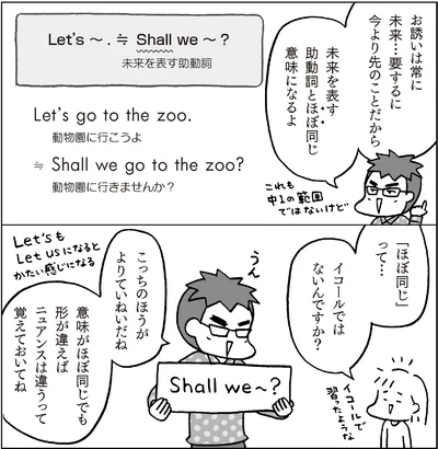 『マンガでおさらい中学英語』より