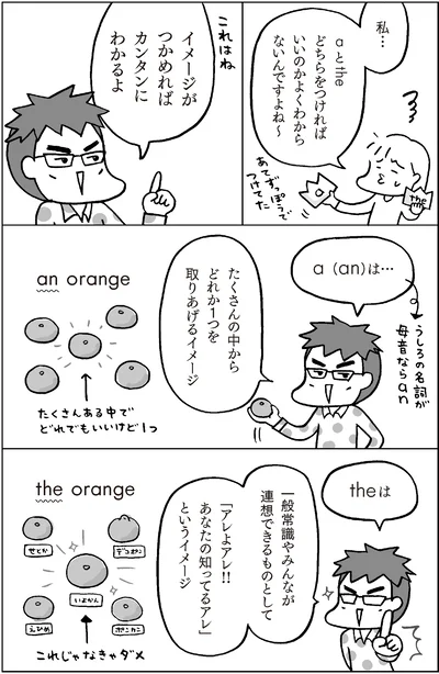 『マンガでおさらい中学英語』より