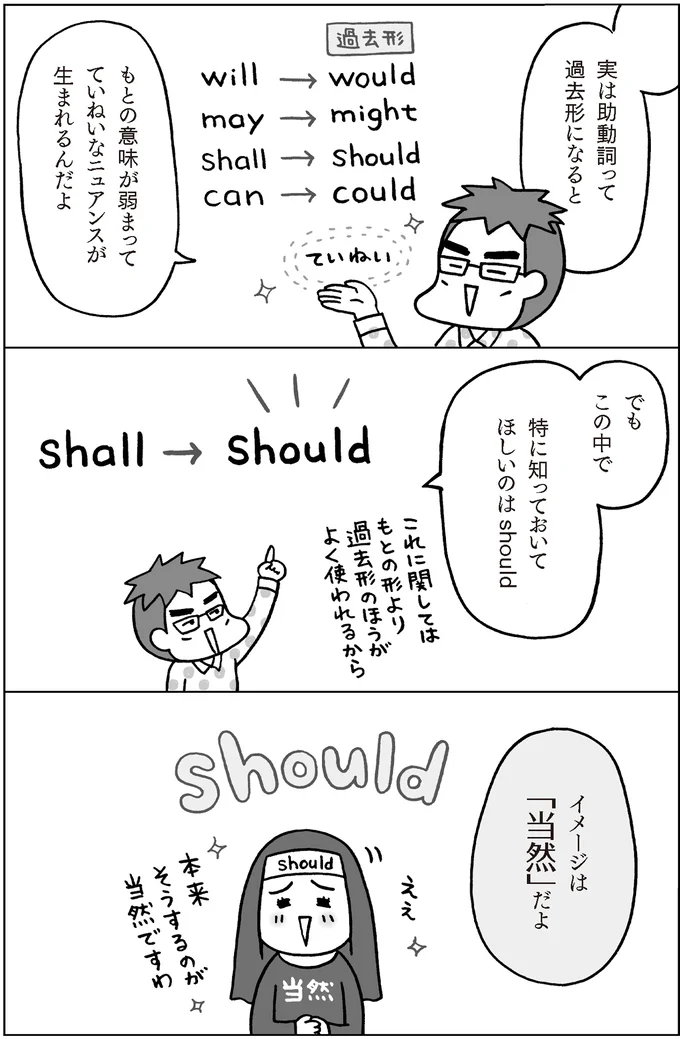 『マンガでおさらい中学英語 英文法マスター編』より