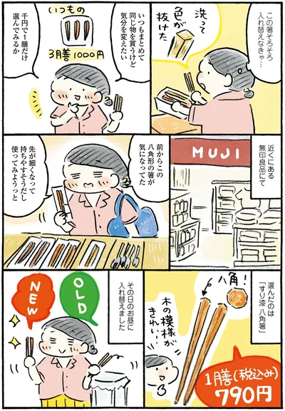 その日のお昼に入れ替えました