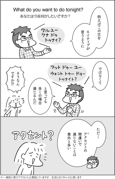 アクセント？