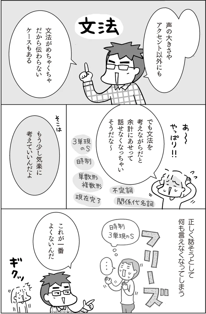 『マンガでおさらい中学英語 英会話スタート編』より