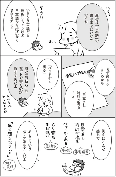 『マンガでおさらい中学英語 英会話スタート編』より