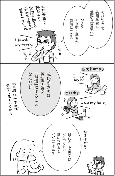 『マンガでおさらい中学英語 英会話スタート編』より