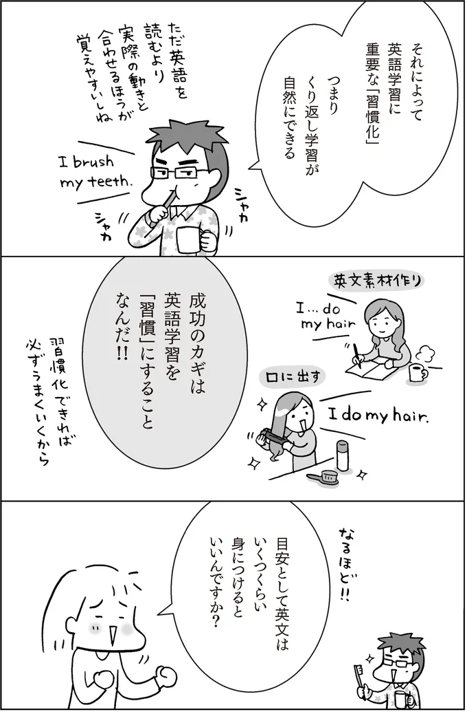 英語学習に重要な「習慣化」