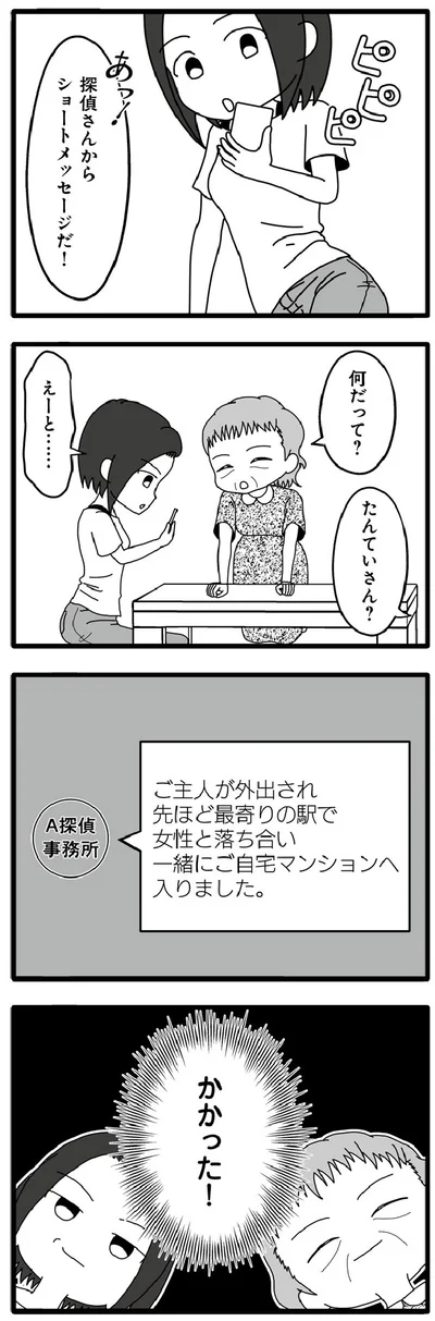 探偵さんからショートメッセージだ！