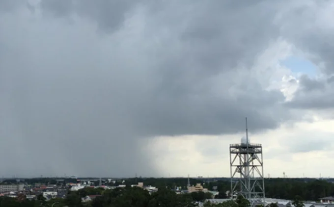 局地的大雨