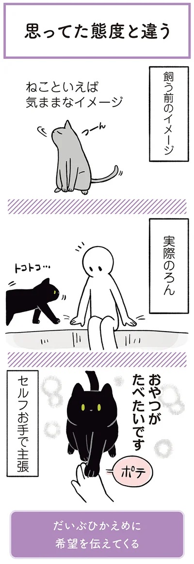 『黒猫ろんと暮らしたら』より